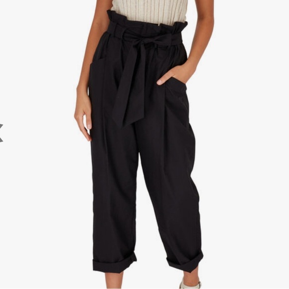 Brunello Cucinelli Womens Pants Tapered High Rise Pull On Cropped Size US 10 - Picture 2 of 12